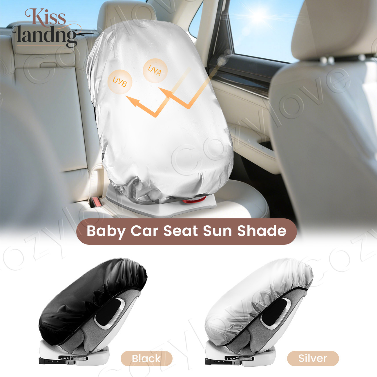 مظلة شمسية عالمية لمقعد السيار - مراجعة Infant Car Seat Cover وسعره