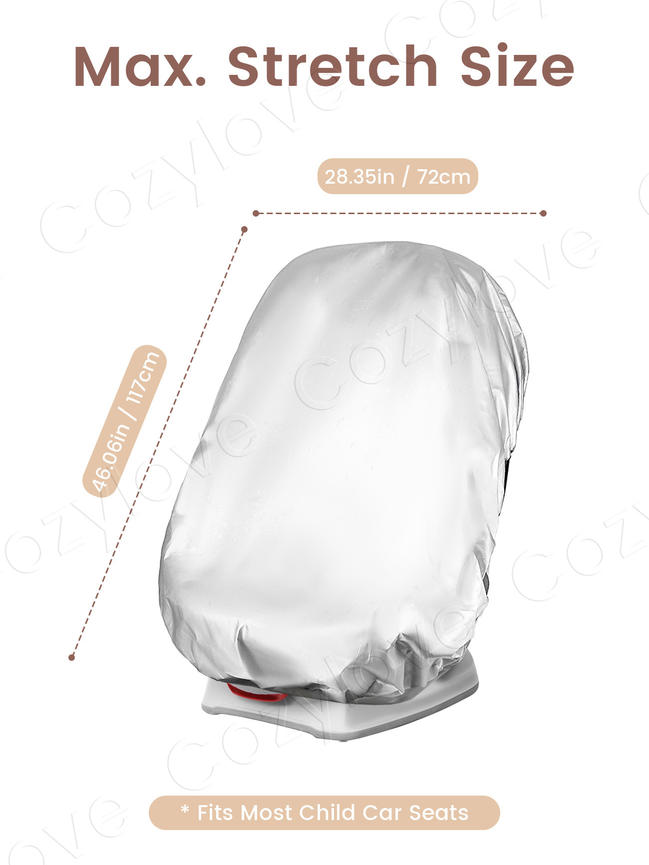 مظلة شمسية عالمية لمقعد السيار - مراجعة Infant Car Seat Cover وسعره
