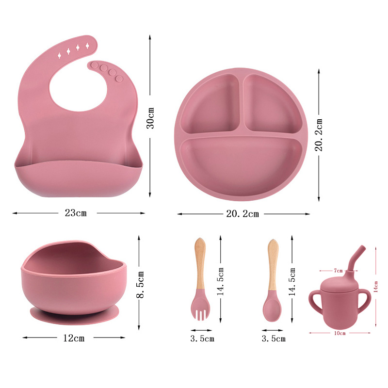 طقم أدوات مائدة للأطفال من الس - مراجعة Silicone Baby Bibs وسعره