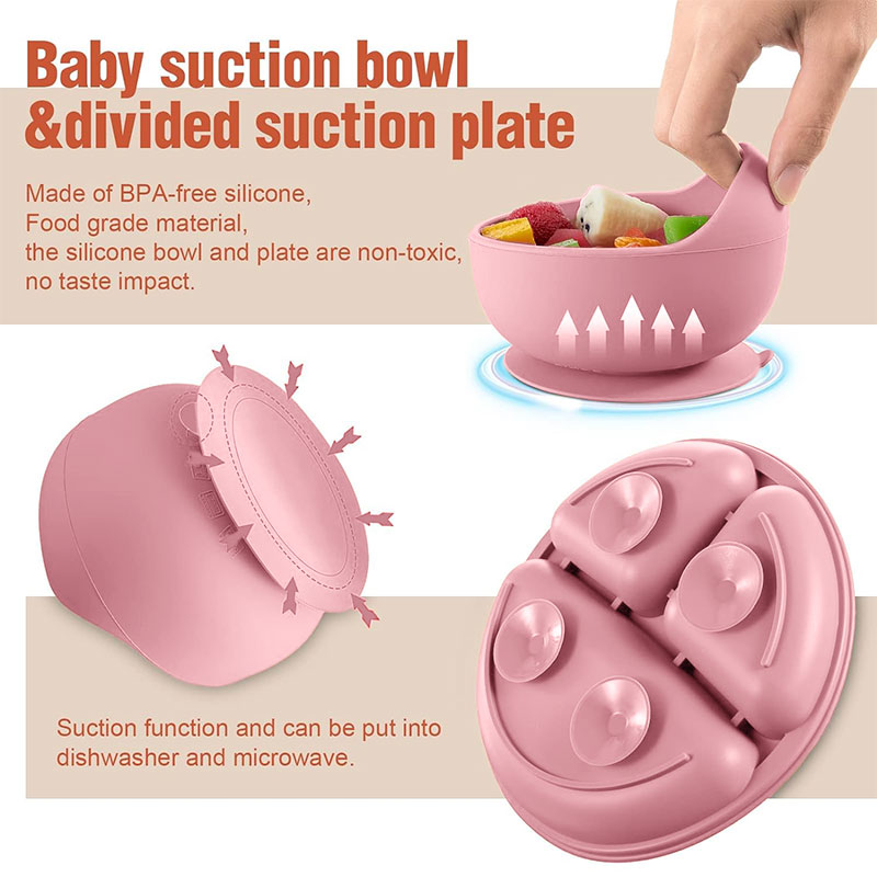 طقم أدوات مائدة للأطفال من الس - مراجعة Silicone Baby Bibs وسعره