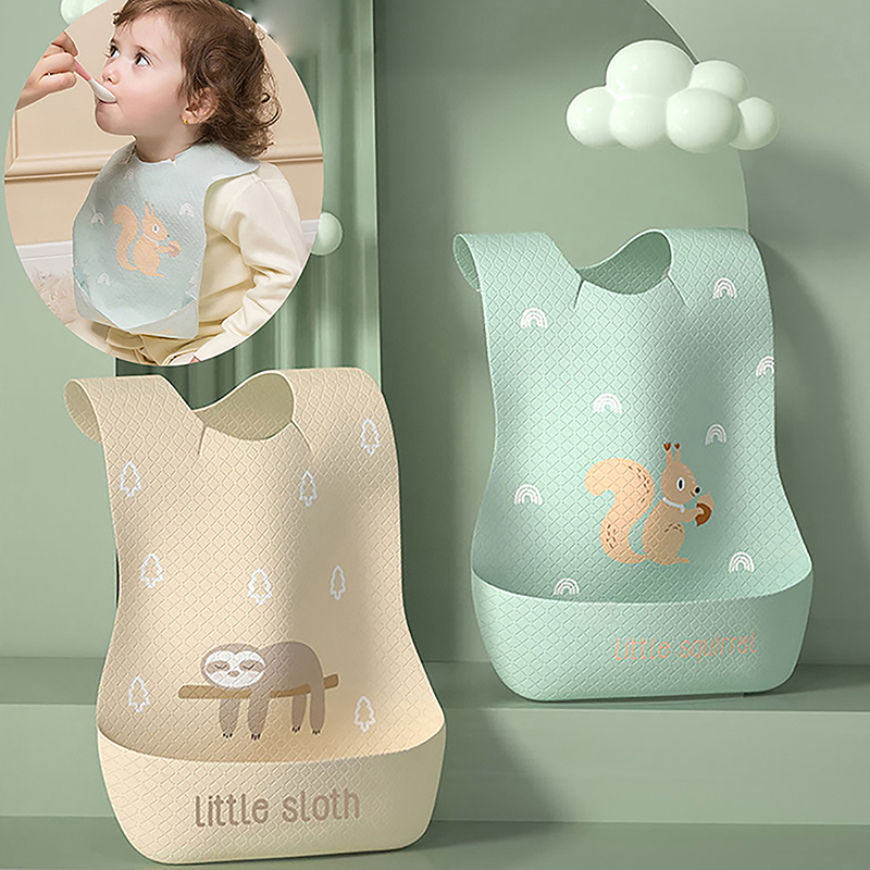 مريلة أطفال مقاومة للماء قابلة - مراجعة Silicone Baby Bibs وسعره
